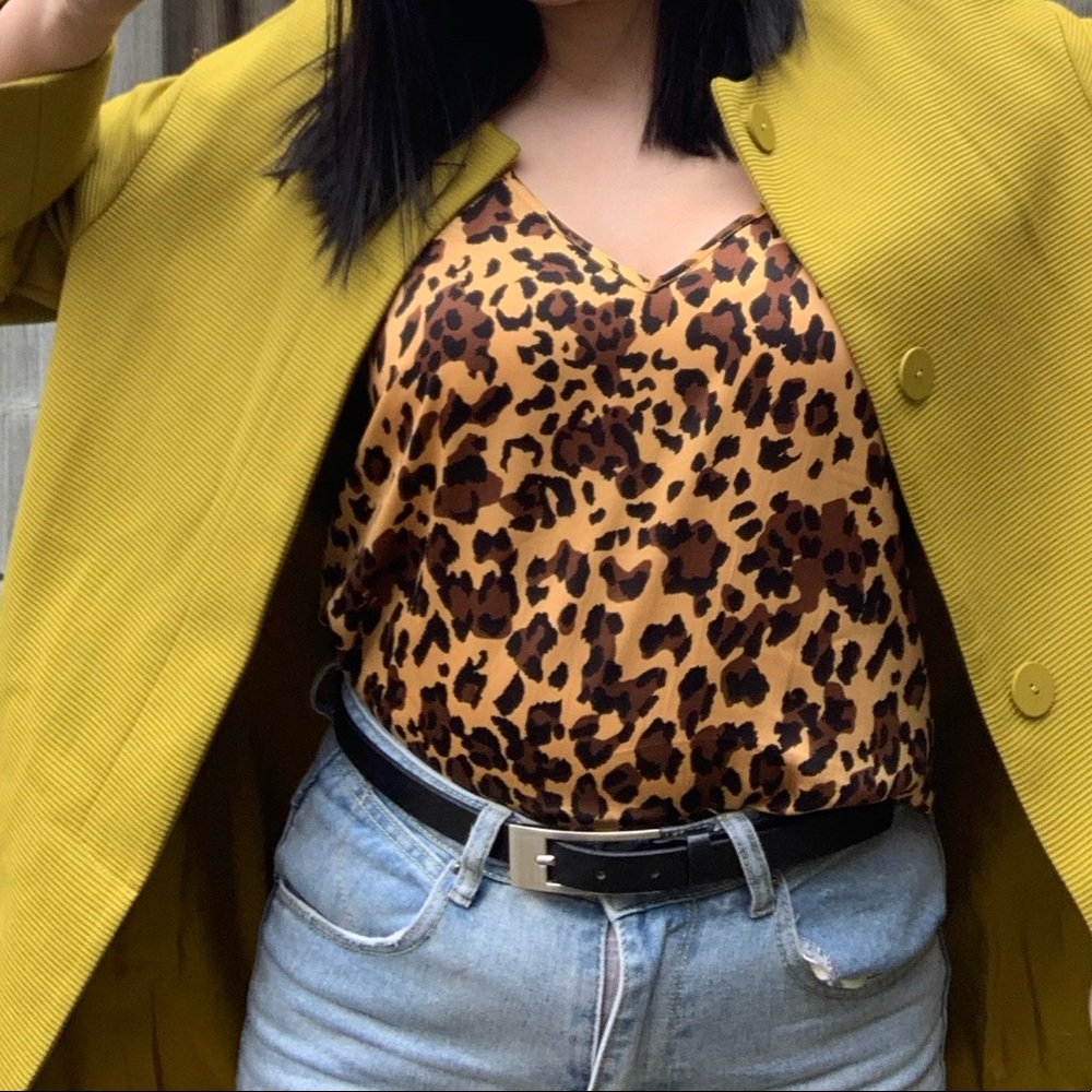 Pristine Aritzia Leopard Camisole